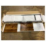 Tribesigns Rustic Brown and Black Steel Clothing rack