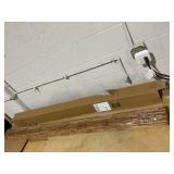 Reed Blinds Manual Roll-Up Cord Free Roman Shades, Chocolate, 72" W x 72" L