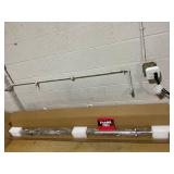 60 Inch Threaded Chrome Barbell Bar, 1 Inch Barbell Diameter with Ring Collars - STBB-60