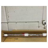 60 Inch Threaded Chrome Barbell Bar, 1 Inch Barbell Diameter with Ring Collars - STBB-60