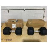 CAP Barbell, 60lb Coated Hex Dumbbell Pair