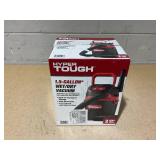 Hyper Tough 1.5 Gallon 2 Peak HP Poly Wet/Dry Vacuum, VH105 3502, New