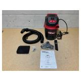 Hyper Tough 1.5 Gallon 2 Peak HP Poly Wet/Dry Vacuum, VH105 3502, New