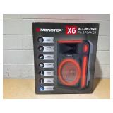Monster X6 All-in-One PA Bluetooth Speaker System