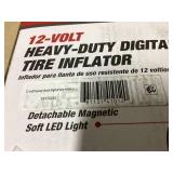 Hyper Tough DC 12V Heavy Duty Direct Drive Digital Tire Inflator with Detachable LED Light
