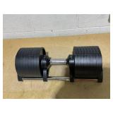 Squatz 70lb Adjustable Dumbbell Weight Set Twist Lock