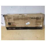 VASAGLE Buffet Cabinet, Storage Cabinet, Sideboard with 2 Sliding Barn Doors, Adjustable Shelves