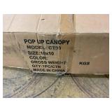 ABCCANOPY 10 ft x 10 ft Easy Pop up Outdoor Portable Instant One Push Function Canopy Tent with Air Vent, White