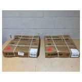 LOT OF 2 Signature Fitness 2" Olympic Bumper Plate Weight Plates with Steel Hub in Pairs - 100% Virgin Rubber