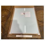 U Brands Glass Non-Magnetic Dry-Erase Board, 48" x 36", White Frosted Surface, White, Aluminum Frame