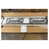 2-Tier Console Table, 70.9" Industrial Sofa Table Behind Couch with Shelves