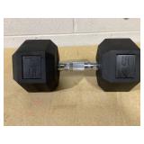 CAP Barbell, 45lb Rubber Hex Dumbbell, Single