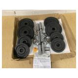 CAP Barbell, 45lb Rubber Hex Dumbbell, Single