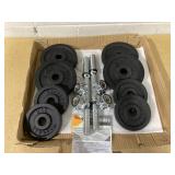 CAP Barbell, 45lb Rubber Hex Dumbbell, Single