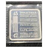 1 TROY OZ .999 FINE SILVER TRUMP TRAIN BAR