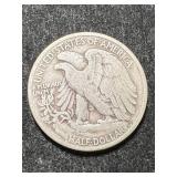 1945-D US WALKING LIBERTY HALF DOLLAR