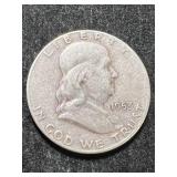 1953-S US FRANKLIN HALF DOLLAR