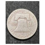 1953-S US FRANKLIN HALF DOLLAR