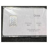 2.5 GRAMS .999 FINE SILVER IGR BAR