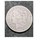 1880-CC US MORGAN SILVER DOLLAR