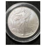 2024 AMERICAN SILVER EAGLE 1 TROY OZ .999 FINE SILVER IN AIRTITE