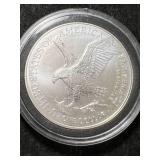 2024 AMERICAN SILVER EAGLE 1 TROY OZ .999 FINE SILVER IN AIRTITE