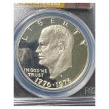 1976-S PROOF EISENHOWER DOLLAR PCGS PR69DCAM SILVER