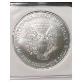 2005 AMERICAN SILVER EAGLE NGC MS69