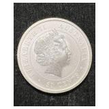 HALF TROY OZ .999 FINE SILVER 2014 AUSTRALIAN GREAT WHITE SHARK
