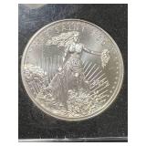 1 TROY OZ .999 FINE SILVER ZOMBUCKS SAINT ROUND