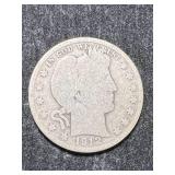 1912 US BARBER HALF DOLLAR