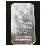 1 TROY OZ .999 FINE SILVER MORGAN DOLLAR BAR