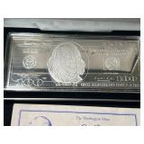 4 TROY OZ .999 FINE SILVER $100 BILL DESIGNED BAR