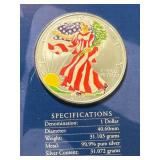 THE MILLENNIUM SILVER EAGLE 2000 IN COLOR