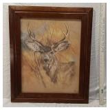 The Silent Buck by artist K. Maroon, dated 1978