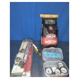 Pressure Gauges, Gaslines, and Kingford Match Light