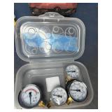 Pressure Gauges, Gaslines, and Kingford Match Light