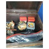 Vintage Trunk and Collectables
