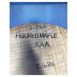 Exotic AAA Figured Maple Crafting Turning Wood
