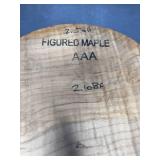 Exotic AAA Figured Maple Crafting Turning Wood