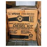 Lot of (1 Case) Valvoline® Diesel Kit - Light to Medium Duty - 2 Pack - Fuel Injector Treatment 12oz VP201 + Fuel Rail Cleaner 20oz VP203 (Total Six 2-Packs / Total 12 bottles)
