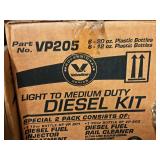 Lot of (1 Case) Valvoline® Diesel Kit - Light to Medium Duty - 2 Pack - Fuel Injector Treatment 12oz VP201 + Fuel Rail Cleaner 20oz VP203 (Total Six 2-Packs / Total 12 bottles)