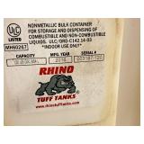 120-Gallon Plastic Nonmetallic Bulk Container for Storage/Dispensing Combustible and Non-Combustible Liquids | Indoor Use Only 36" x 36" x 26" - Rhino Tuff Tanks®