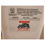 120-Gallon Plastic Nonmetallic Bulk Container for Storage/Dispensing Combustible and Non-Combustible Liquids | Indoor Use Only 36" x 36" x 26" - Rhino Tuff Tanks®