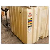 180-Gallon Plastic Nonmetallic Bulk Container for Storage/Dispensing Combustible and Non-Combustible Liquids | Indoor Use Only 36" x 36" x 42" - Rhino Tuff Tanks®