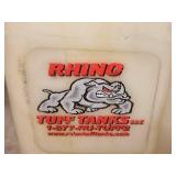 180-Gallon Plastic Nonmetallic Bulk Container for Storage/Dispensing Combustible and Non-Combustible Liquids | Indoor Use Only 36" x 36" x 42" - Rhino Tuff Tanks®