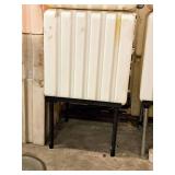 Plastic Storage Tank 36" x 36" x 38" with Stand