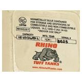 180-Gallon Plastic Nonmetallic Bulk Container for Storage/Dispensing Combustible and Non-Combustible Liquids | Indoor Use Only 36" x 36" x 38" - Rhino Tuff Tanks®