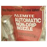 Lot of (6) Alemite Automatic Non-Drip Nozzle (in original packaging)