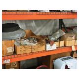 Lot of (Shelf Contents) Assorted Replacement Parts, Assorted Copper Tube,  (in original packaging)